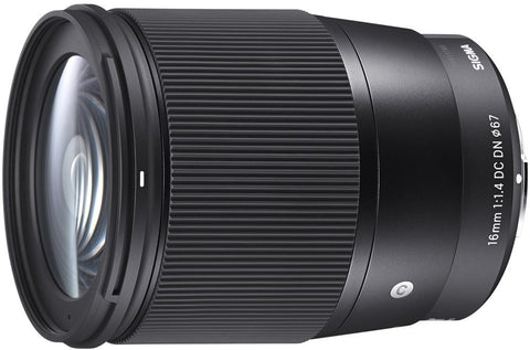 SIGMA 16mm F1.4 DC DN | Contemporary C017 | Sony Eマウント | APS-C/Super35 ミラーレス専用