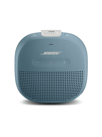 Bose SoundLink Micro Bluetooth speaker ポータブル ワイヤレス スピーカー マイク付 最大6時間 再生 防水・防塵 9.8 cm (W) x 3.5 cm (H) x 9.8 cm (D) 290g ストーンブルー