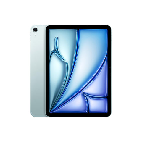 Apple 2024 11 インチiPad Air (M2): Liquid Retina ディスプレイ、512GB、横向きの 12MP フロントカメラ/12MP バックカメラ、Wi-Fi 6E + 5G 携 帯電話通信(eSIM)、Touch ID、一日中使えるバッテリー - ブルー