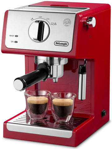 デロンギ(DeLonghi) アクティブ エスプレッソ・カプチーノメーカー ECP3220J-R パッションレッド