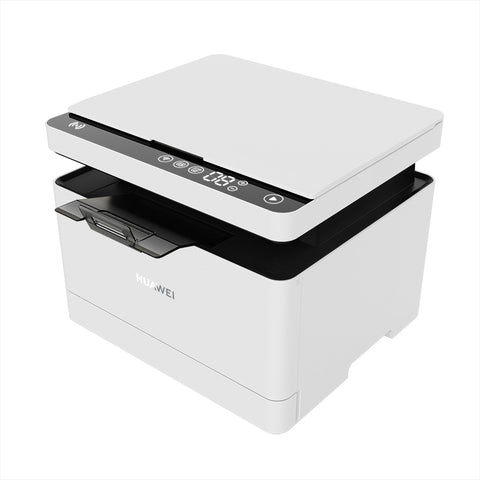 华为HUAWEI PixLab X1 激光多功能打印机一体机 无线远程 自动双面 打印复印扫描 家用学习办公商用 A4黑白疾速配网,一碰打印,自动双面,高速打印28页/分钟
