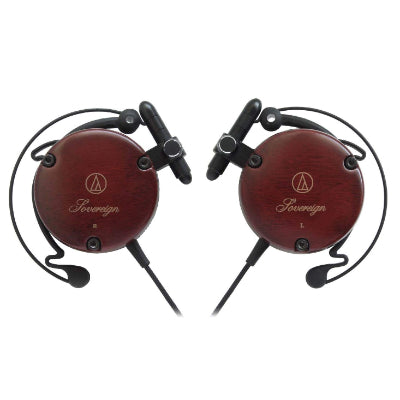 audio-technica オンイヤーヘッドホン 耳掛け ウッドハウジング ATH-EW9 ブラウン 小型
