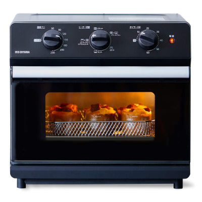 アイリスオーヤマ トースター オーブントースター ノンフライヤー コンベクションオーブン 4枚焼き FVX-D14A-B ブラック