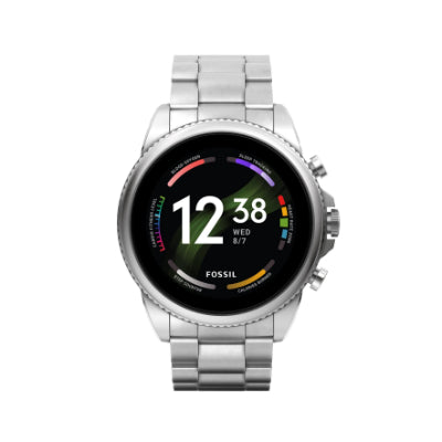 [フォッシル] 腕時計 ジェネレーション6 タッチスクリーンスマートウォッチ FTW4060 メンズ シルバー