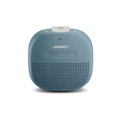 Bose SoundLink Micro Bluetooth speaker ポータブル ワイヤレス スピーカー マイク付 最大6時間 再生 防水・防塵 9.8 cm (W) x 3.5 cm (H) x 9.8 cm (D) 290g ストーンブルー