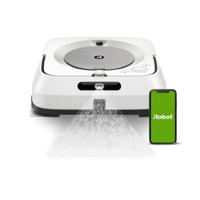 ブラーバジェットm6 アイロボット 床拭きロボット マッピング 水拭き Wi-Fi対応 遠隔操作 静音 複数の部屋の清掃可能 m613860 ホワイト【Alexa対応】