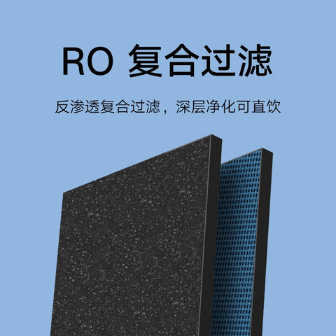 小米净水器滤芯H800G滤芯 RO反渗透滤芯 深层净化 APP提醒 适用于小米净水器H800GRO复合过滤/深层净化可直饮/接入米家APP，实时提醒滤芯寿命 / 侧抽滤芯设计