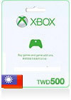 XBOX LIVE GIFT CARD TWD500