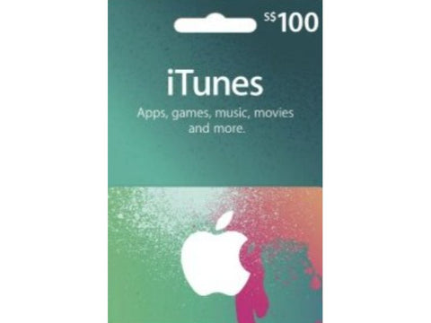 iTunes Gift Card SGD100